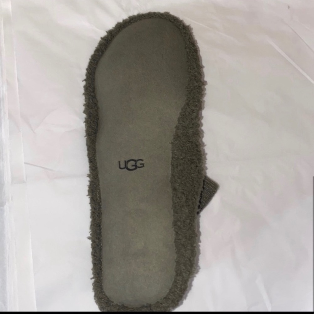 UGG Olive Green Slip-On Shoes - Picture 5 of 6
